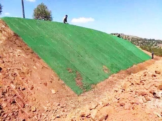 三維植被網護坡對邊坡的穩定很有利